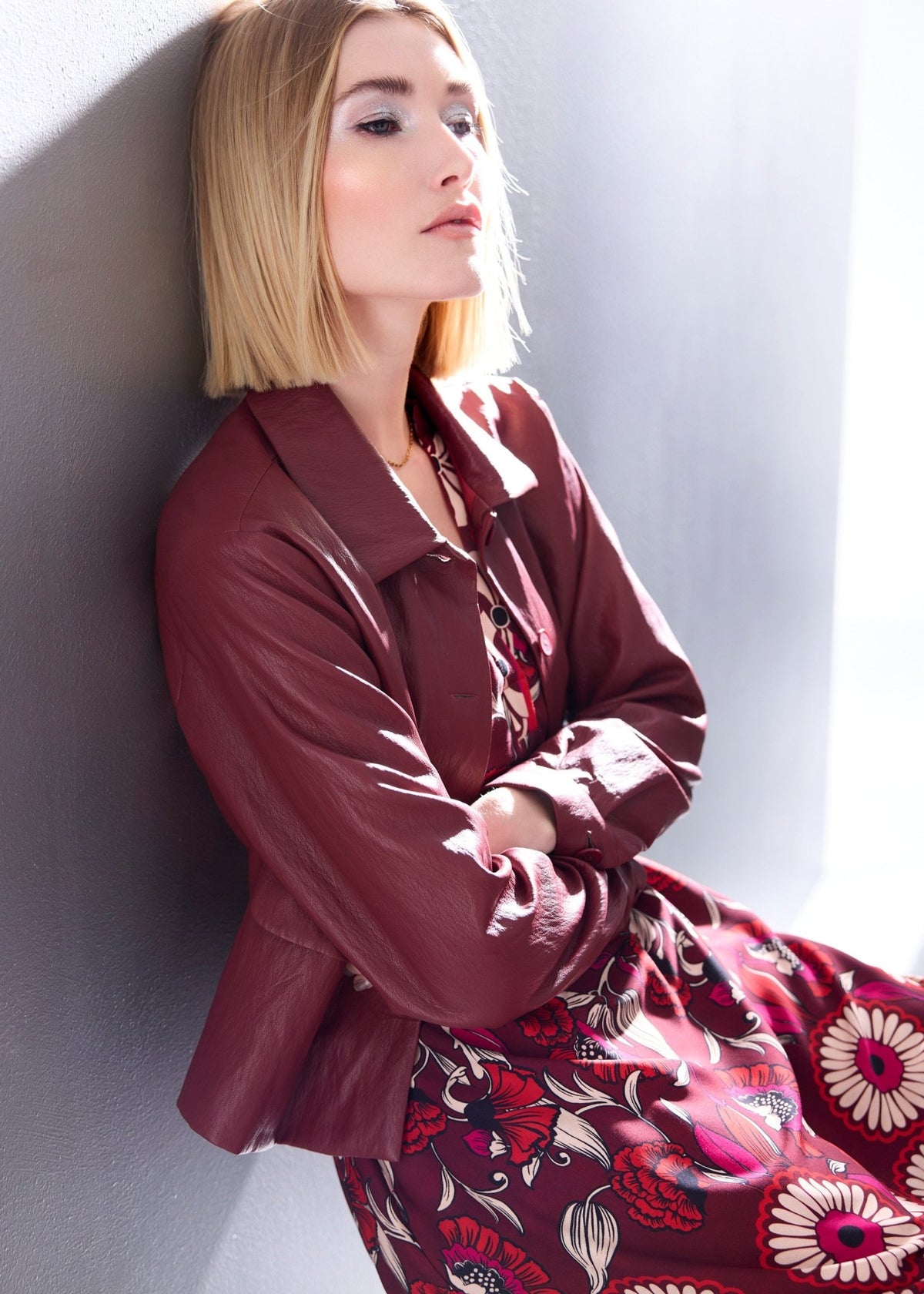 Gerade Jacke WIATA aus Lederimitat - FOX'S-Fashion