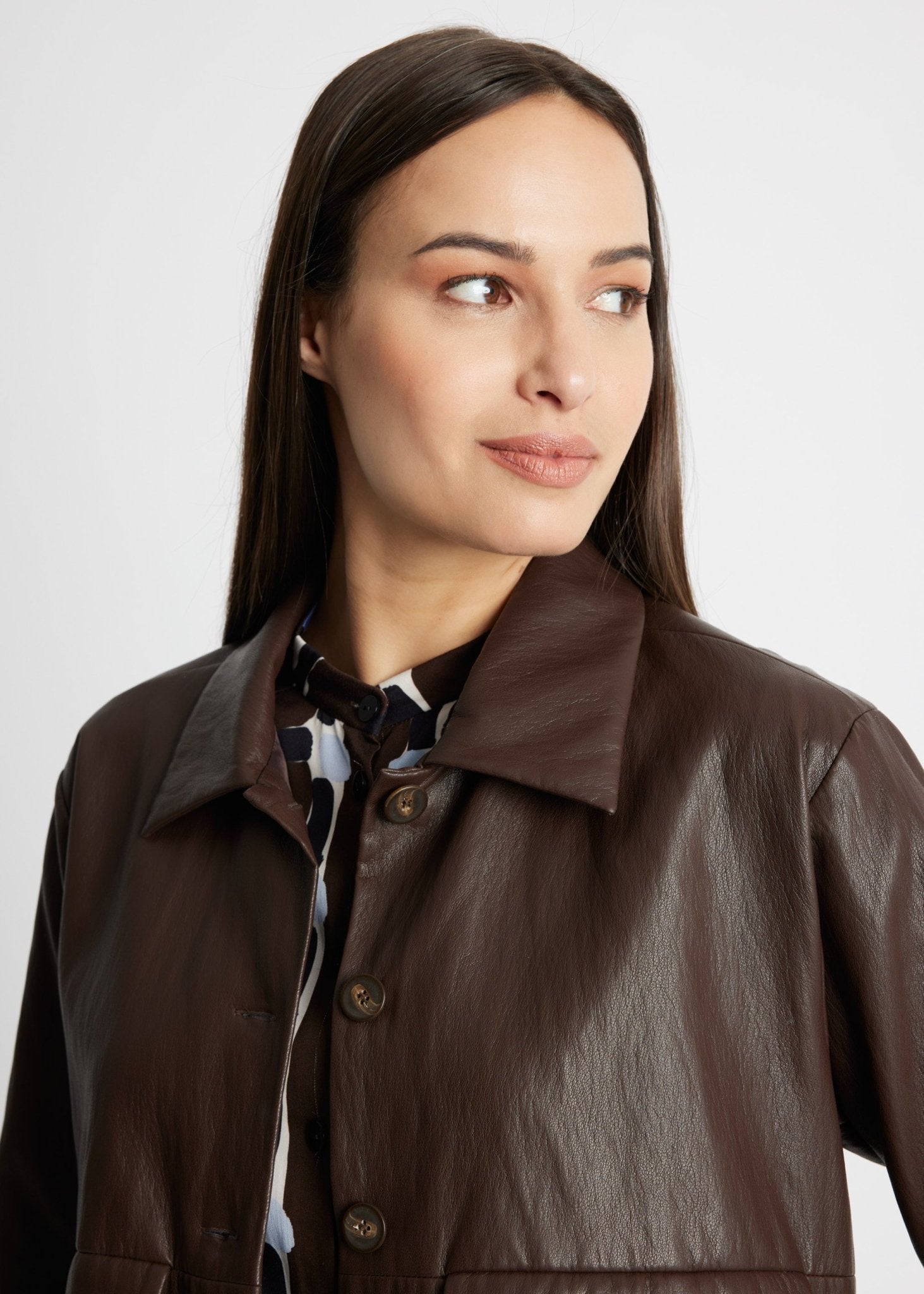 Gerade Jacke WIATA aus Lederimitat - FOX'S-Fashion