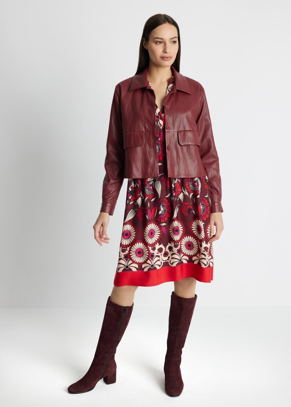 Gerade Jacke WIATA aus Lederimitat - FOX'S-Fashion