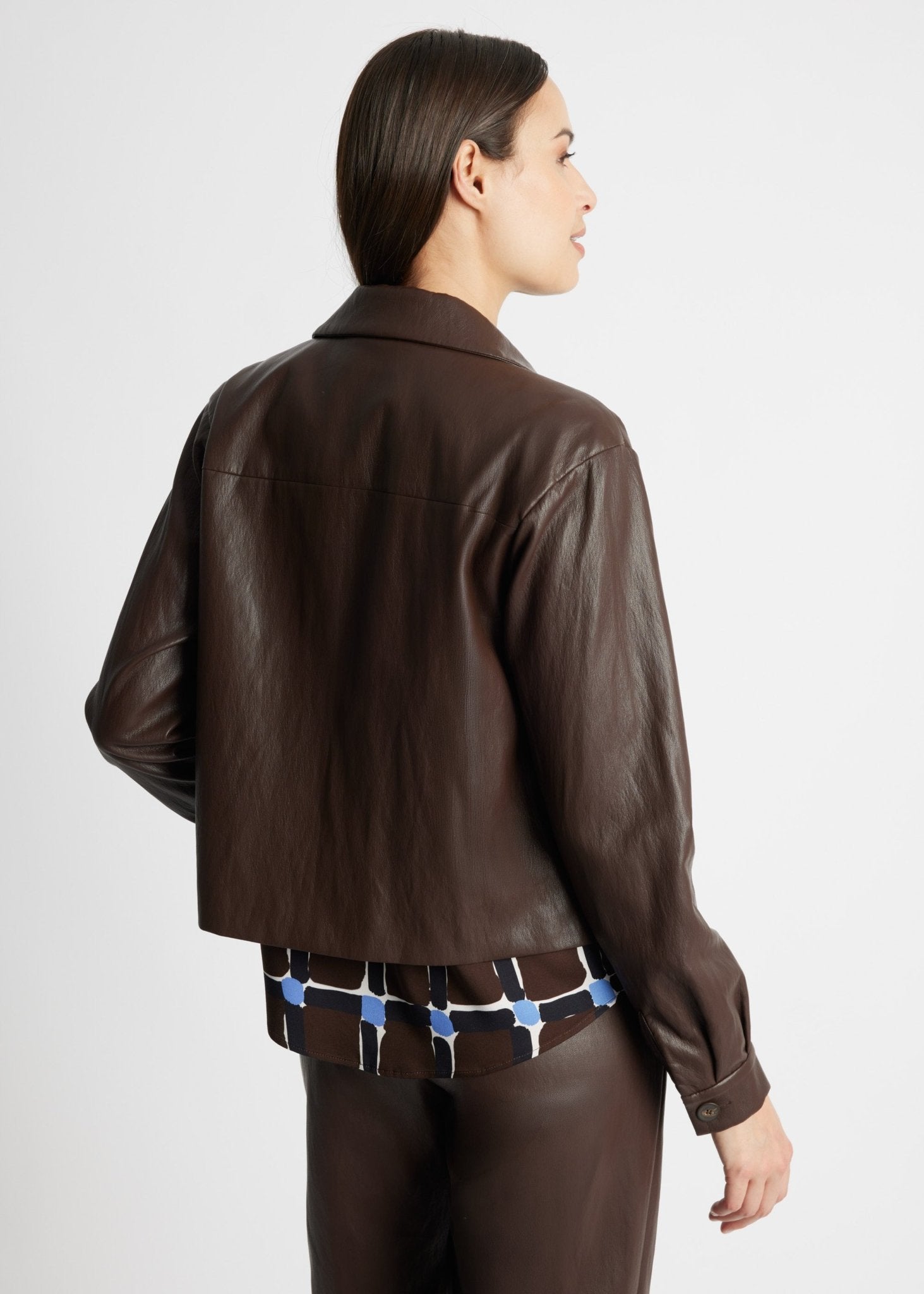 Gerade Jacke WIATA aus Lederimitat - FOX'S-Fashion