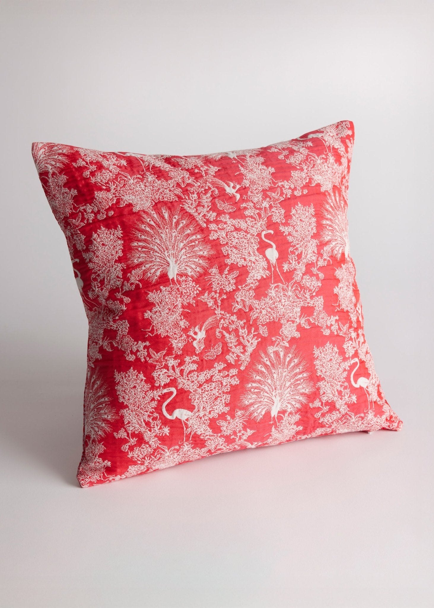 Gewebte Dekokissenhülle EVELIN in edlem Jacquard aus Baumwoll - Viskose - Mix - FOX'S - Fashion