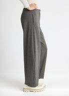 Hose WAHOSSA aus meliertem Viskose-Baumwoll-Mix im Barrel-Fit - FOX'S-Fashion