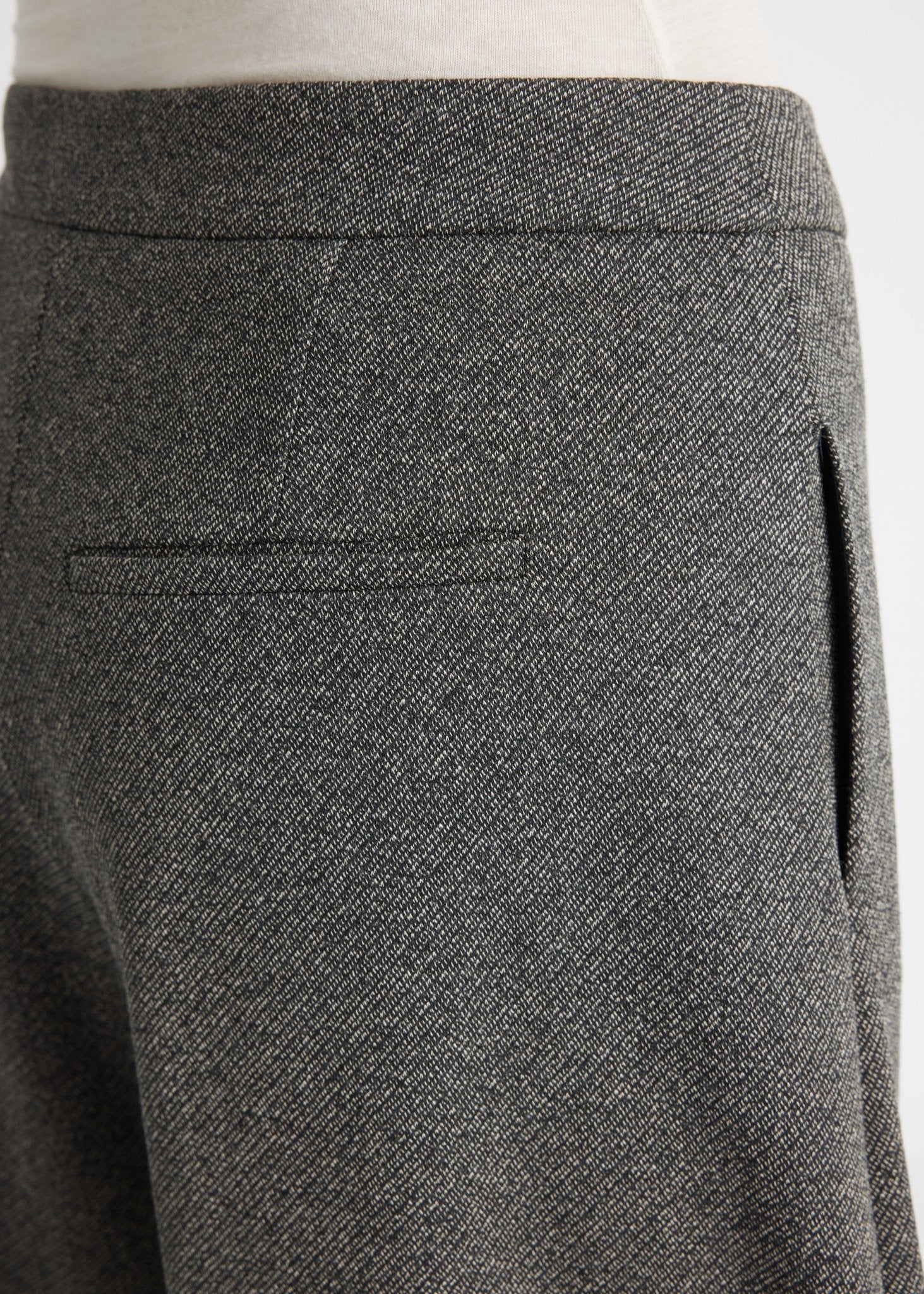 Hose WAHOSSA aus meliertem Viskose-Baumwoll-Mix im Barrel-Fit - FOX'S-Fashion