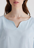 Kastige Bluse BUSHAKTY aus leichtem Baumwollmix mit Stretch - FOX'S - Fashion