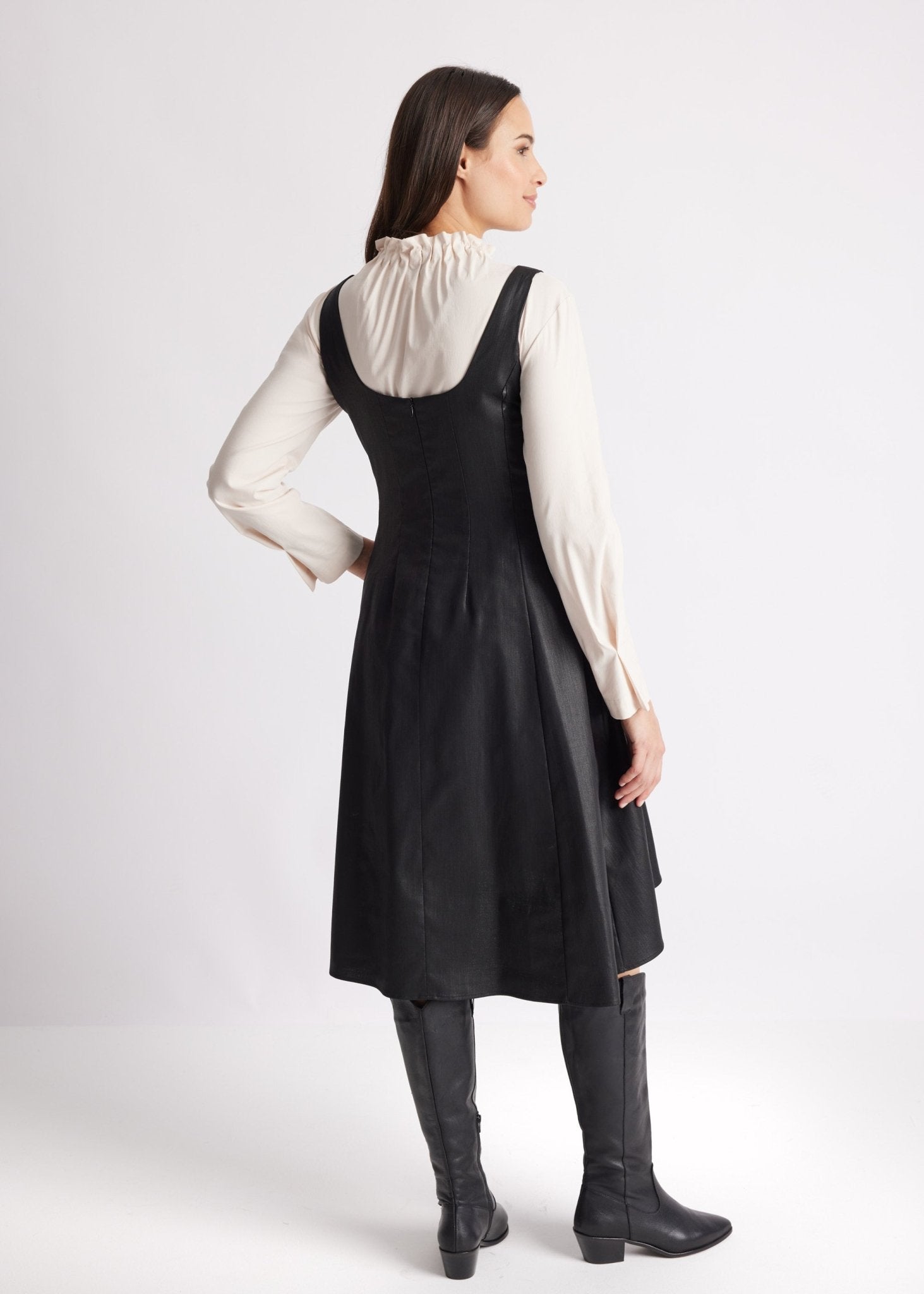 Kleid ZANSUI aus 100 % Baumwolle in A-Linie - FOX'S-Fashion