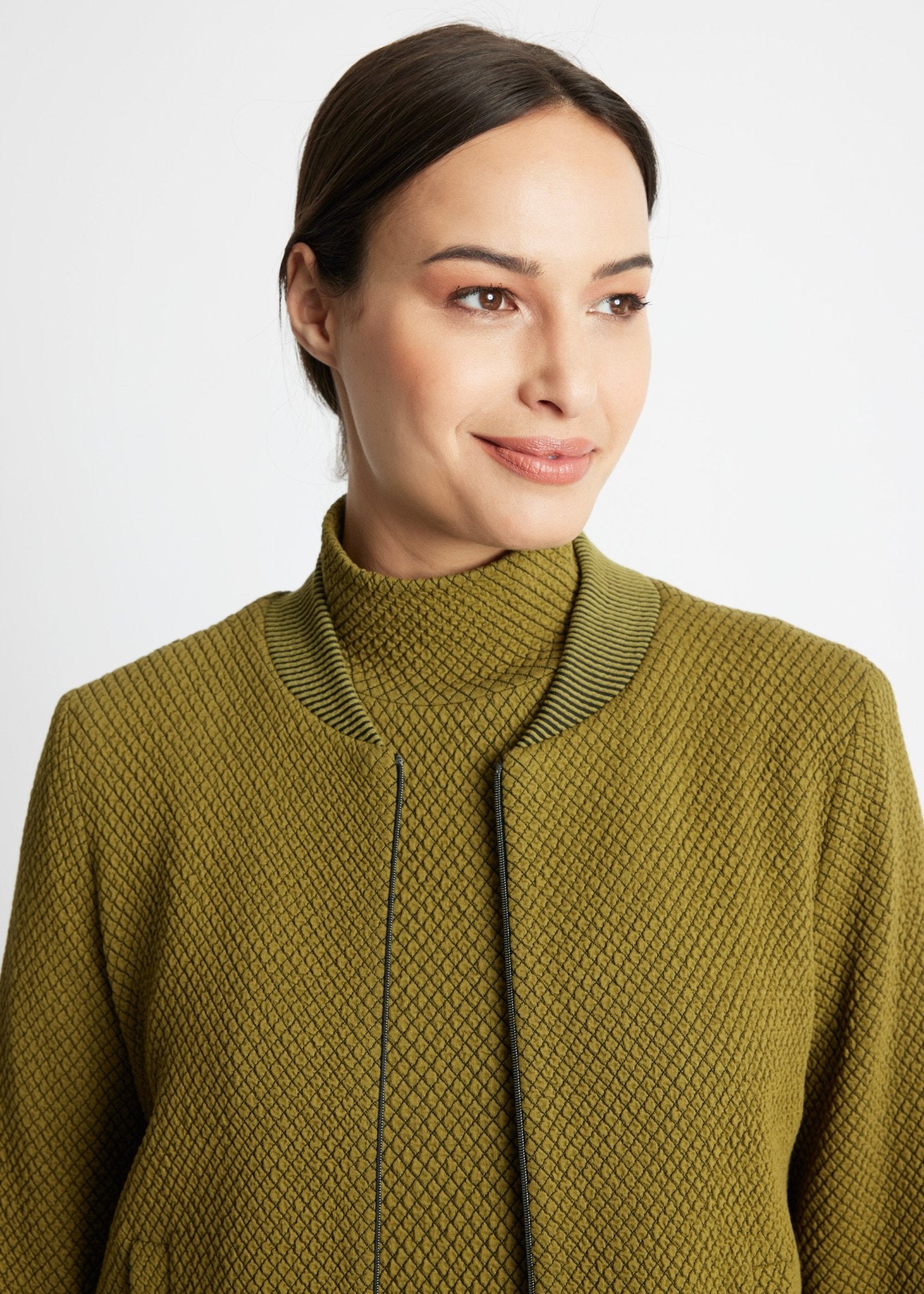 Kurze Blousonjacke PASJAKI aus Viskose-Mix - FOX'S-Fashion