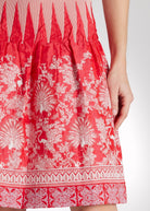 Kurzer One Size Rock LACROSA-S mit Gummiband und Vogelmuster in Rot