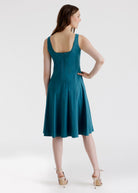 Kurzes, ausgestelltes Kleid MIASHY aus Baumwollmix mit Stretch - FOX'S - Fashion
