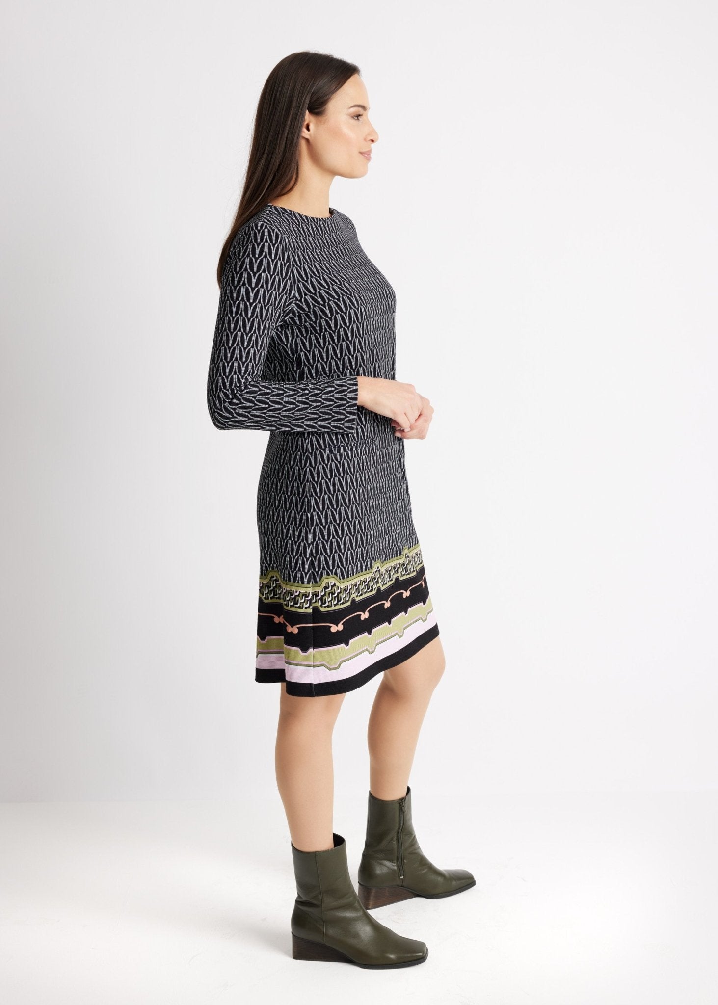 Kurzes Kleid REBICA aus Viskose-Mix in A-Linie - FOX'S-Fashion