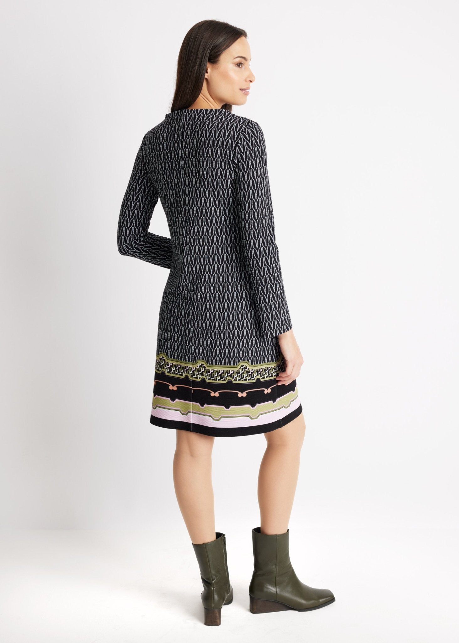 Kurzes Kleid REBICA aus Viskose-Mix in A-Linie - FOX'S-Fashion