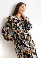 Kurzes Kleid VALUNA aus 100 % Viskose in leichter A-Linie - FOX'S-Fashion
