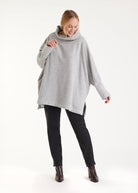 Lange Hose RISTRA mit schmalem Bein und Eingrifftaschen in Schwarz