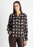 Legere Bluse VALYRA aus 100 % Viskose - FOX'S-Fashion
