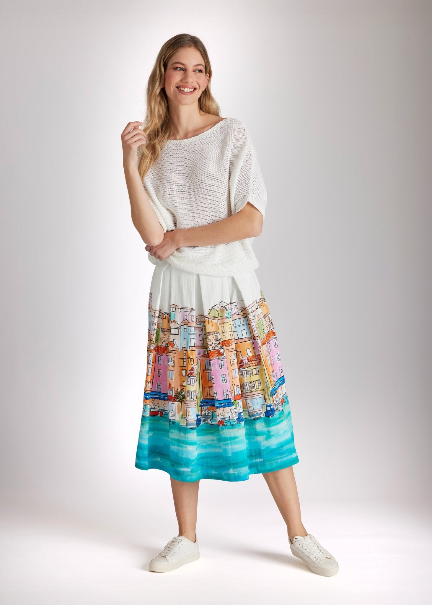 Legerer Strickpullover IPLOVA aus Baumwollmix - FOX'S - Fashion