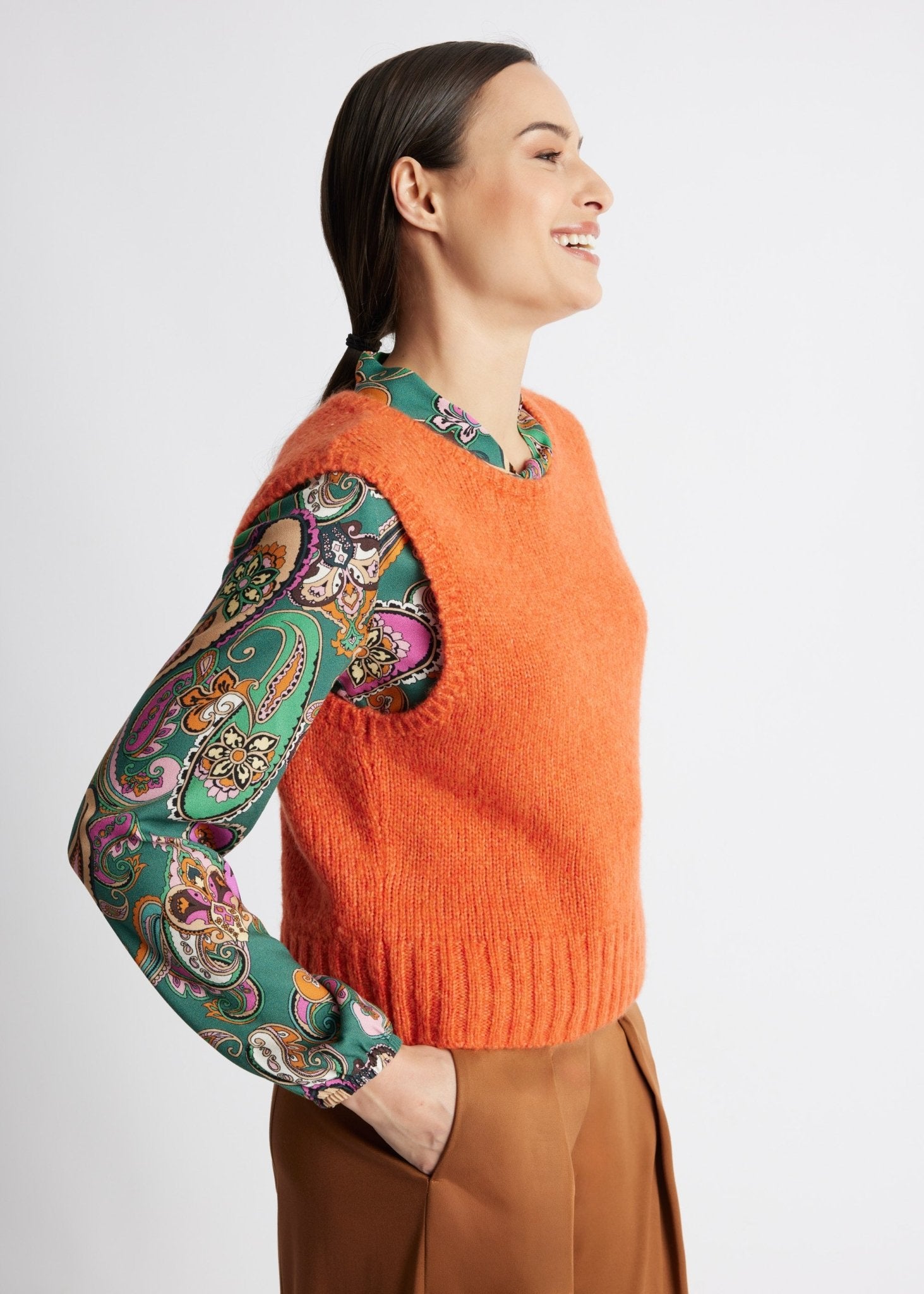 Legerer Strickpullunder DEPULI aus Schurwolle - FOX'S-Fashion