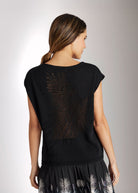 Legeres Strickshirt TOPANI aus Baumwolle und Leinen - FOX'S - Fashion