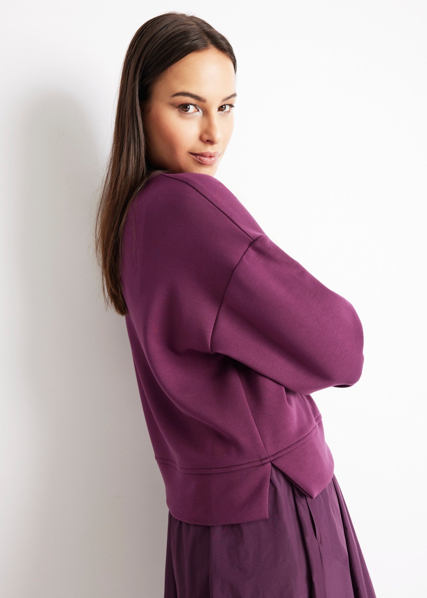 Legeres Sweatshirt NUPULI aus Viskose-Mix - FOX'S-Fashion