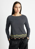 Leicht taillierter Pullover RAPULO aus Viskose-Mix - FOX'S-Fashion