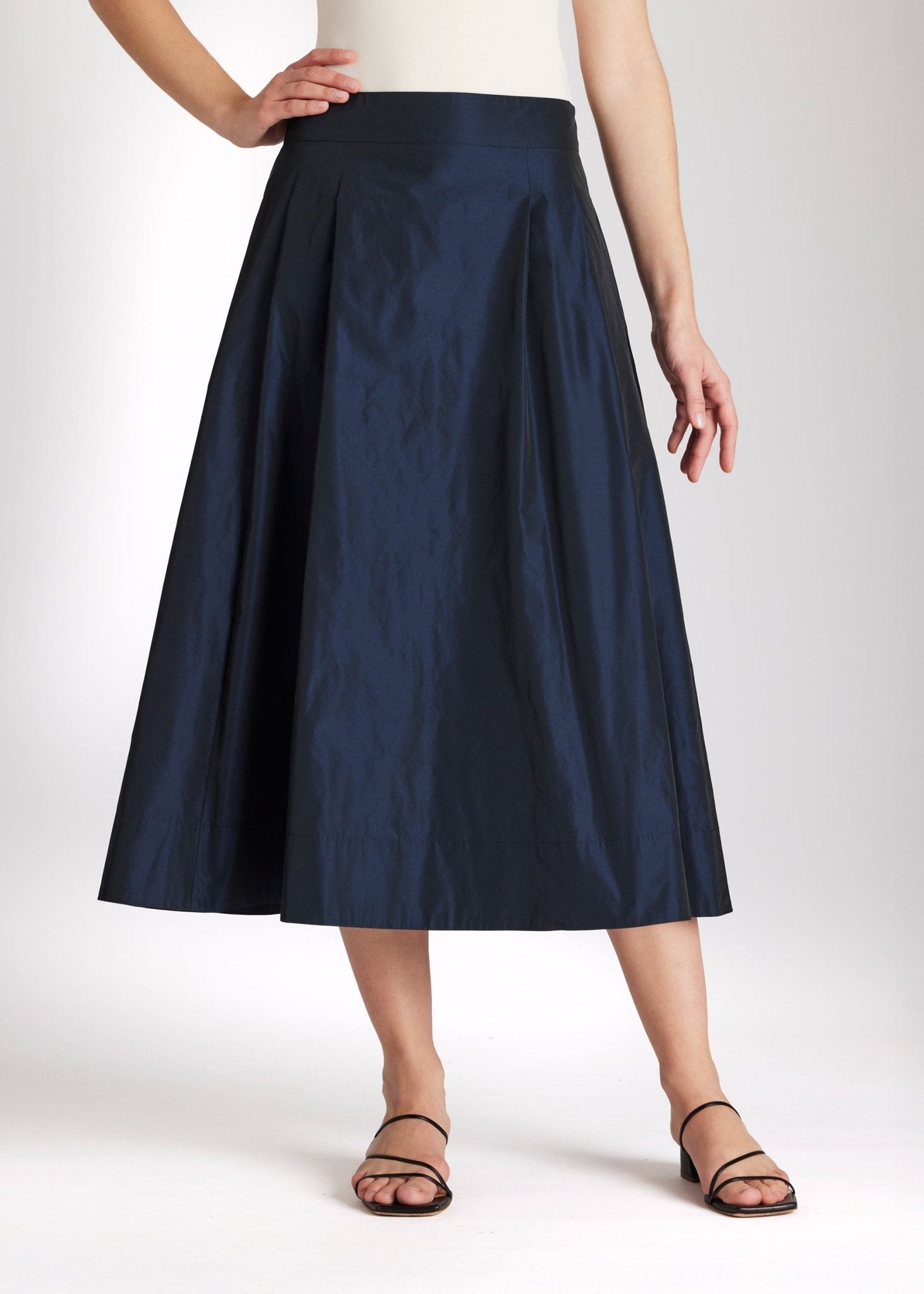 Midi - Rock SAMYRO aus Taft in A - Linie - FOX'S - Fashion