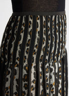 One Size Rock LEOPARO-W aus Viskose-Mix in Midi-Länge - FOX'S-Fashion