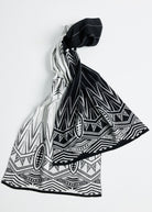 Rechteckiger Strickschal DASALA aus Baumwoll-Mix in Doubleface-Optik - FOX'S-Fashion