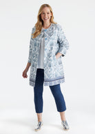 Schmale 7/8 - Hose MESSINI aus Baumwollmix mit Stretch - FOX'S - Fashion