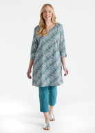 Schmale 7/8 - Hose MESSINI aus Baumwollmix mit Stretch - FOX'S - Fashion