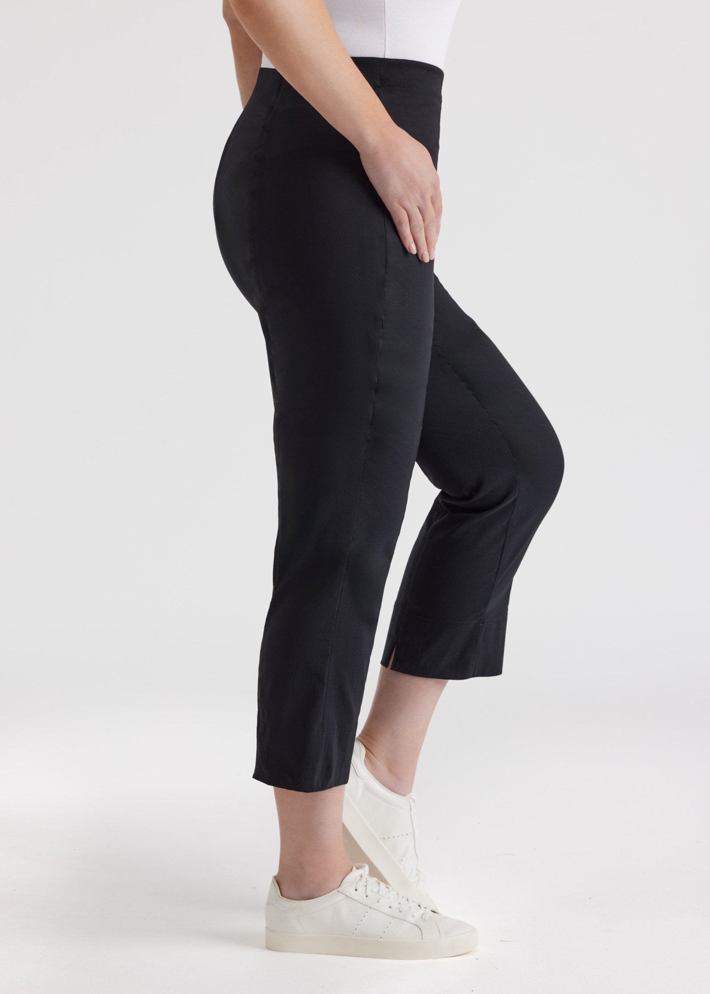 Schmale 7/8 - Hose MESSINI aus Baumwollmix mit Stretch - FOX'S - Fashion