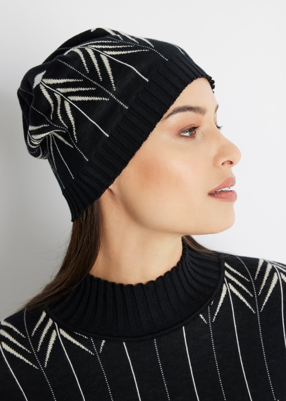 Schmale Strickmütze DAMULA aus Baumwoll-Mix - FOX'S-Fashion