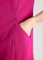 Schmales Etuikleid MYKUDO aus Baumwollmix mit Stretch - FOX'S - Fashion