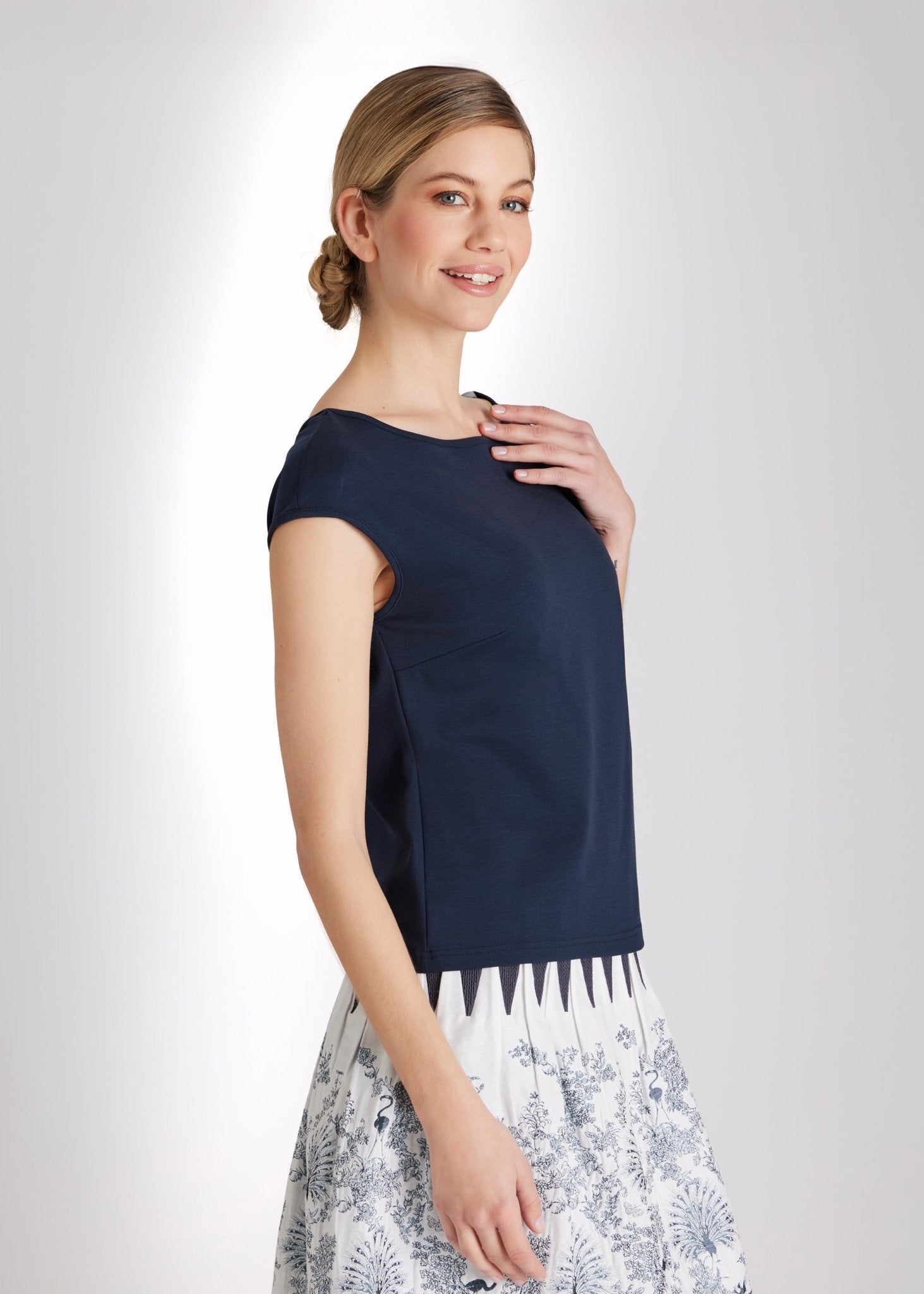 Schmales Shirt SONSU aus Viskose - Mix - FOX'S - Fashion