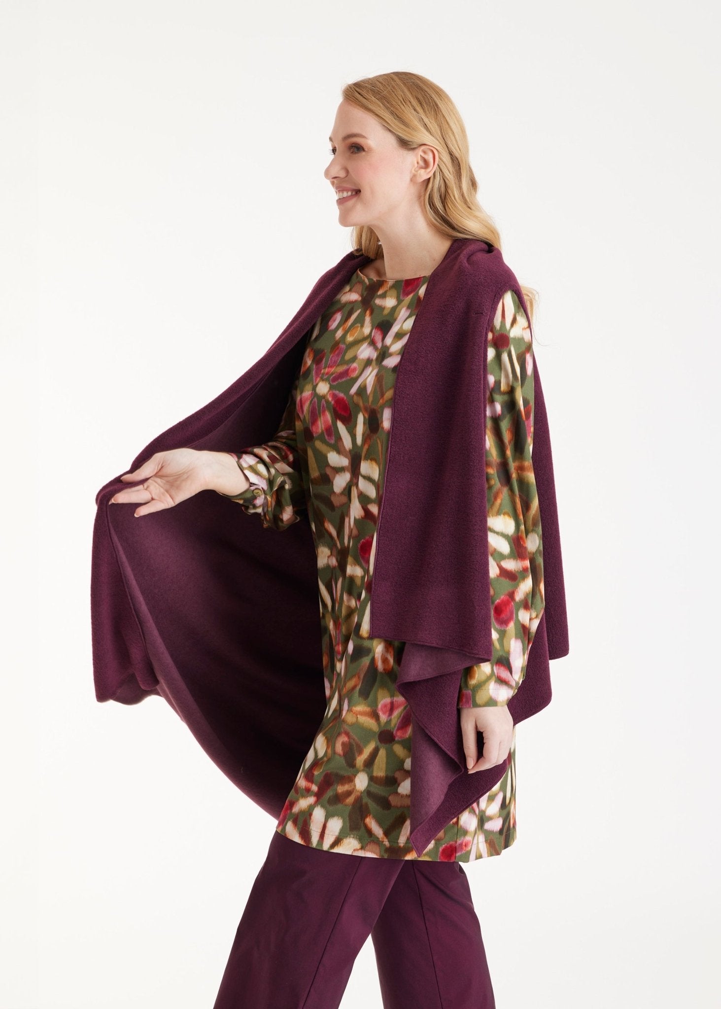 Stola SUSTOLA in Dunkelrot