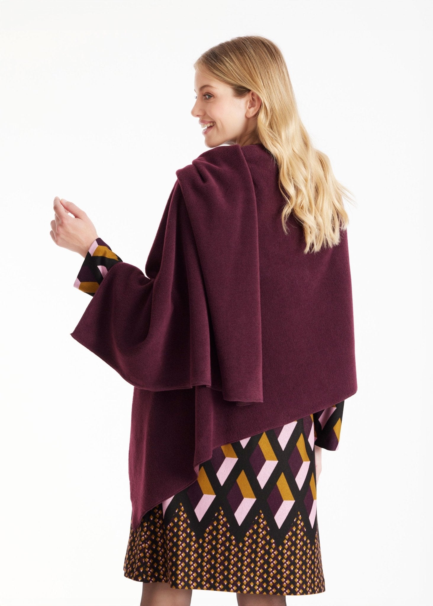 Stola SUSTOLA in Dunkelrot