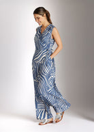 Taillierter Jumpsuit XYMPA aus Viskose mit weitem Bein - FOX'S - Fashion