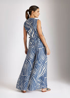 Taillierter Jumpsuit XYMPA aus Viskose mit weitem Bein - FOX'S - Fashion