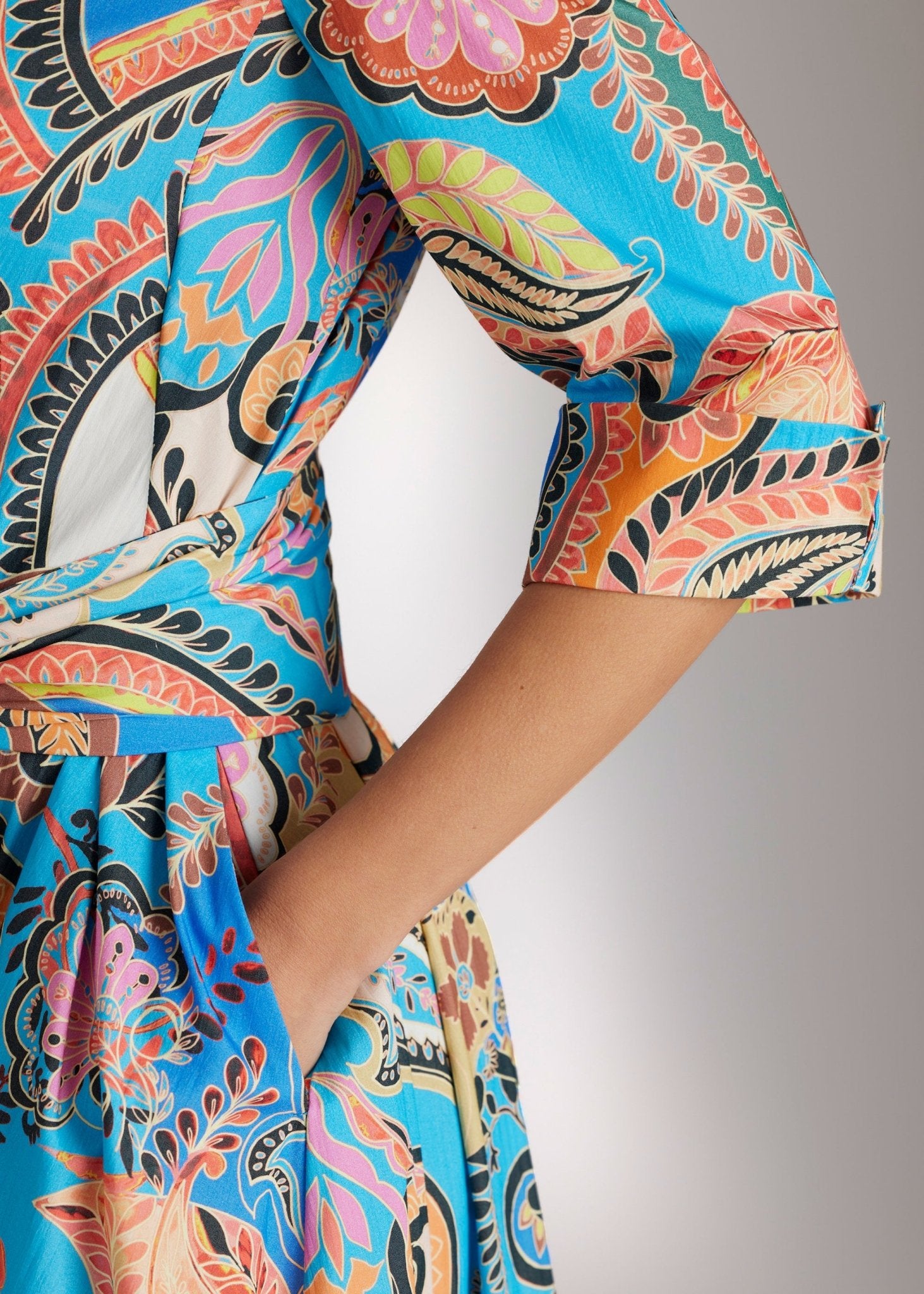 Tailliertes Kleid UDAXI aus Bio - Baumwolle - FOX'S - Fashion