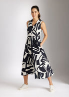 Tailliertes Midi - Kleid QUANOTA aus Viskose - Baumwolle - Mix - FOX'S - Fashion