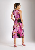 Tailliertes Midi - Kleid VOLCANA aus Viskose - FOX'S - Fashion