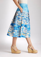 Weiter Rock FIPERO aus Bio - Baumwolle in Wadenlänge - FOX'S - Fashion